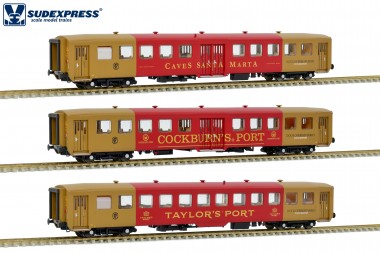 Sudexpress S1106 CP Schindler Personenwagen-Set 3tlg Ep.5 