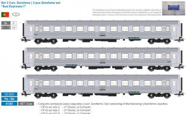 Sudexpress S1203 CP Personenwagen-Set 3-tlg. Ep.4 