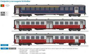 Sudexpress S1301 CP Personenwagen-Set 3-tlg. Ep.3 