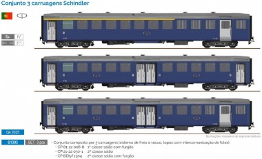 Sudexpress S1303 CP Personenwagen-Set 3-tlg. Ep.4 