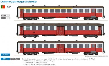 Sudexpress S1304 CP Personenwagen-Set 3-tlg. Ep.4 