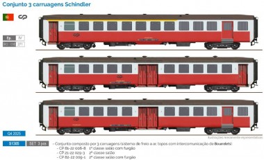 Sudexpress S1305 CP Personenwagen-Set 3-tlg. Ep.4 