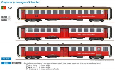 Sudexpress S1306 CP Personenwagen-Set 3-tlg. Ep.6 