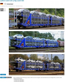 Sudexpress S356003 Transfesa Autotransportwagen-Set Ep.6 