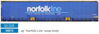 Sudexpress S6015 Norfilk Line 45' Swap Container 