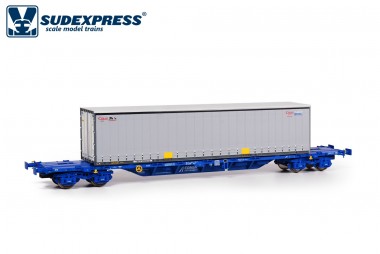 Sudexpress SUCM03717 Comsa Rail Containerwagen 4-achs Ep.6 
