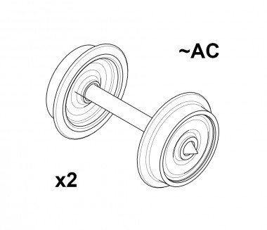 Sudexpress SUD2061 AC Radsatz 2 Stück 