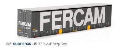 Sudexpress SUDFER45 FERCAM 45' Swap Container 