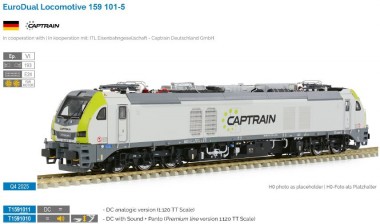Sudexpress T1591010 ITL/Captrain Hybridlok BR 159 Ep.6 