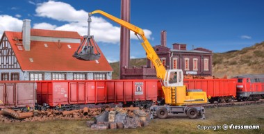 Kibri 11286 Liebherr 934 Umschlaggerät mit Greifer 