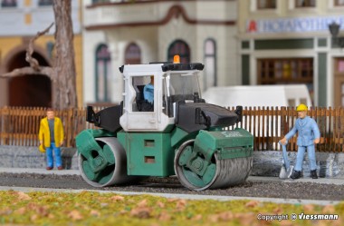 Kibri 11502 Bomag BW 170 AD Walze Schwarz Bau 