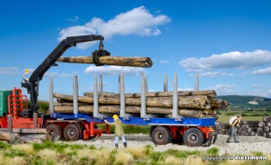 Kibri 12250 Doll Sattelauflieger Kurz- & Langholz 