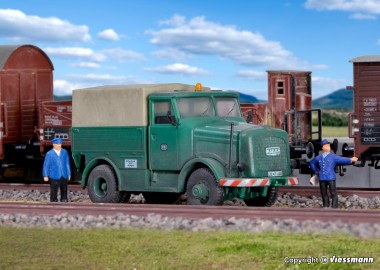 Kibri 13528 Kaelble Zugmaschine mit Plane 