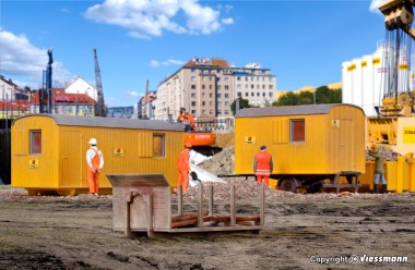 Kibri 15700 Baustellen Anhänger und Aufbauten 