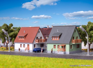 Kibri 36829 Siedlungshäuser am Steinweg, 2 St. 