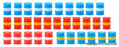 Kibri 37386 N Benzinfaesser, 32 Stk 