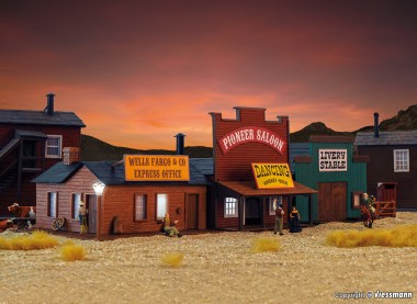 Kibri 38506 Westernhäuser Ensemble „Saloon“ 