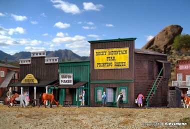 Kibri 38508 Westernhäuser Ensemble Bank 