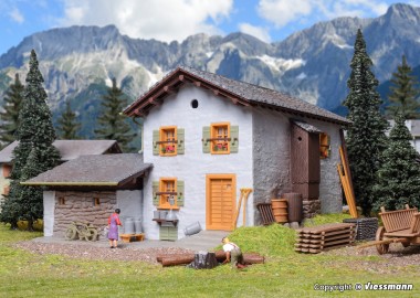 Kibri 38810 Berghaus Fextal in Grevasalvas 