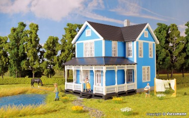Kibri 38841 Schwedenhaus, blau 