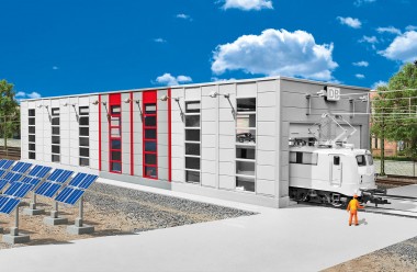 Kibri 39257 H0 Erweiterungs-Set für Wartungshalle DB 