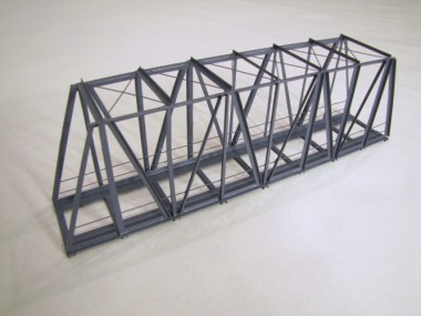 Hack KT23S Kastenbrücke schräg 22,8cm, grau 