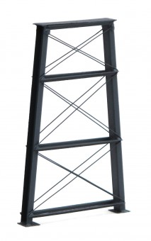 Hack PN80 Stützpfeiler 80mm hoch, grau 