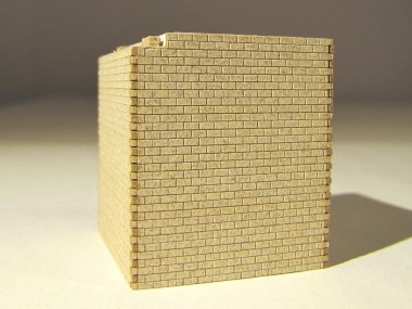 Hack W2 1 paar Widerlager für 1-gleisig N-Brück 