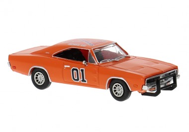 Brekina 18004 Dodge Charger orange General Lee 