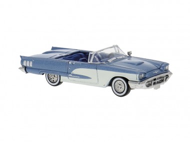 Brekina 18204 Ford Thunderbird (offen) blau 