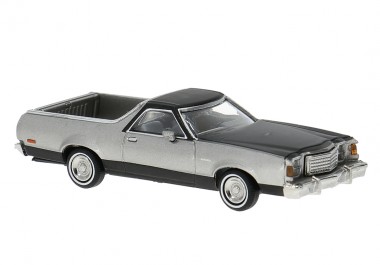 Brekina 18231 Ford Ranchero 500 silber/schwarz 