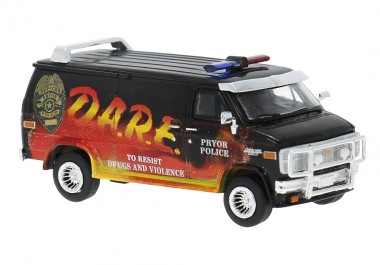 Brekina 18258 Chevrolet G20 D.A.R.E. 