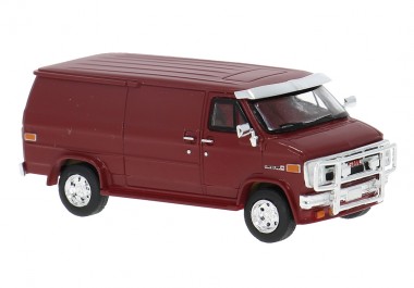 Brekina 18259 GMC Vandura rot-met. 