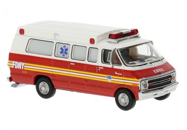 Brekina 18301 Dodge Ambulance FDNY 