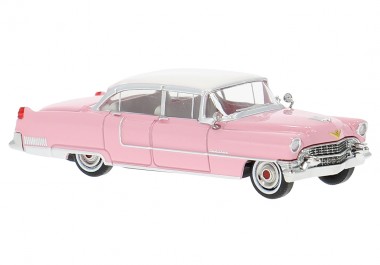 Brekina 18350 Cadillac Fleetwood pink/weiß (1955) 