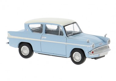 Brekina 19330 Ford Anglia blau 