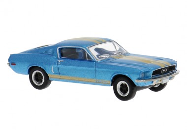 Brekina 19610 Ford Mustang GT350 blau met. m. Dekor 