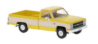 Brekina 19655 Chevrolet C10 PickUp gelb/weiß 
