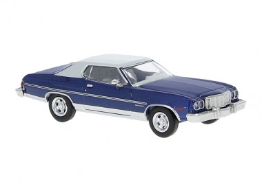 Brekina 19731 Ford Gran Torino blau/lichtblau 