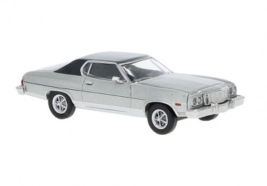 Brekina 19734 Ford Gran Torino silber/schwarz 