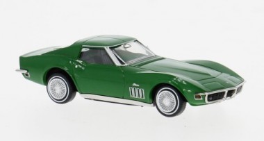 Brekina 19989 Chevy Corvette (C3) Coupe grün 