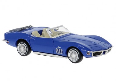 Brekina 19992 Chevy Corvette (C3) Cabrio blau 