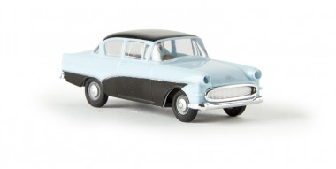Brekina 20047 Opel Rekord P1 Lim. hellblau/schw 