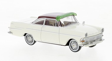 Brekina 20133 Opel Rekord P2 Coupé weiß/rot 