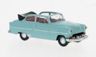 Brekina 20249 Opel Olympia´53 Cabrio Lim. helltürkis 