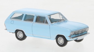 Brekina 20430 Opel Kadett B CarAVan hellblau 