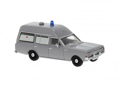 Brekina 20671 Opel Rekord C KTW neutral grau 