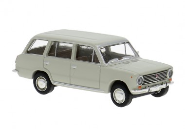 Brekina 22429 Fiat 124 Familiare grau 