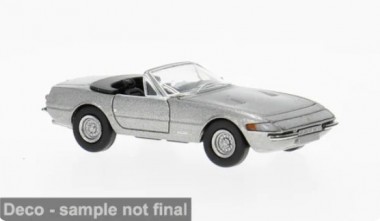 Brekina 22943 Ferrari 365 GTS silber 