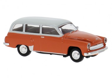 Brekina 27194 Wartburg 311 Kombi rotorange/grau 